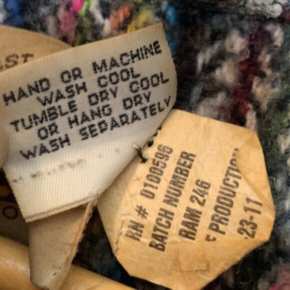 Earth Ragz Baja Hoodie Striped Pullover Unisex Sweatshirt Multicolor Cotton Blen - Picture 4 of 4